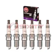 6 pc NGK Ruthenium HX Spark Plugs for 2001 Chevrolet Malibu 3.1L V6 Ignition ke