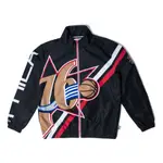 NBA EXPLODED WARM UP JACKET 熱身外套 七六人 黑