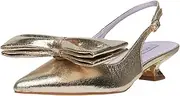 [EVOL] Evor Women's Pumps, Removable Ribbon Back Band Pumps, Gold, 9.1 inches (23.0 cm), gold, 23.0 cm