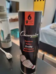champion outdoor nylon badminton shuttlecocks