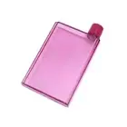 Flat Water Bottle BPA Free Clear Book Portable Paper Notebook Drinking Bottles