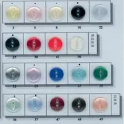 [MINERVA] Round Fish Eye Buttons - Baby Pink