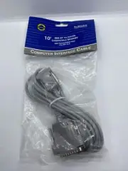 10’ IBM AT to Hayes Modem Cable DB9 Female/DB25 Male - F2L088-10-E