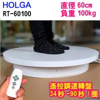 在飛比找PChome24h購物優惠-HOLGA 遙控可調速轉盤RT60100