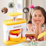 Button Maker Machine Installation-Free Pin Badge Punch Press Kit Unique Gift AU