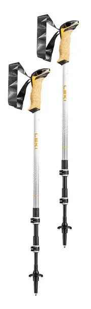 Leki Cressida Womens Hiking Poles - Mango/White - 90 -125 cm