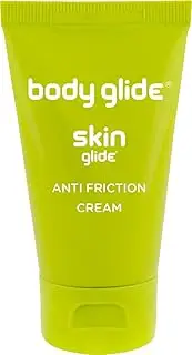 Body Glide Skin Glide Anti Friction, Anti Chafing Cream Helps Prevent rubbing Leading to Chafing, blisters & Irritation | Anti Chafe for Thighs, feet, Groin, Butt, Nipples, Neck, Waist & More | 1.6oz