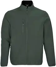[SOL'S] SOLS Mens Falcon Recycled Soft Shell Jacket (UK Size: XL) (Forest Green)