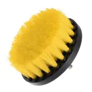 Drill Brush 4" All-Purpose Cleaning Scrubber Kit for Grout, Yellow
