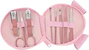 CANIGHT Professional Nail Clippers Set Catcher Travel Manicure Kit 8-piece Nail Tool Set