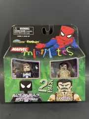 MARVEL MINIMATES BACK IN BLACK SPIDER-MAN AND KRAVEN THE HUNTER FIGURE 2-PACK