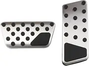 CHPGKGVNVT Stainless Steel Car Accelerator Pedal Brake Pedals Non Slip Cover for Jeep Wrangler JK 2007-2017 Accessories Pedals