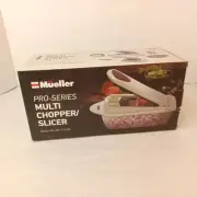 Mueller Pro-Series10 In 1 Vegetable Multi Chopper Slicer Grater 8 Blades