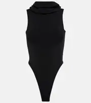[Alaia] Alaïa Hooded bodysuit AU 16 black