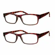MAX BLUE LIGHT READING GLASSES, 2 PAIRS - Choose Magnification