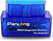 Panlong OBD2 Scanner Bluetooth OBDII Diagnostic Tool Car Code Reader Turn Off Check Engine Light Support Android Torque App