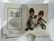 Lunch At The Rits Earings "Touchdown" handcrafted by Alexis Watts and Esme Hecht