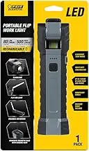 Feit Electric Compact Handheld LED Work Light Flashlight with 500 Lumens Ultra Bright, Magnetic Base, Foldable and Rechargeable - WORK500BAT