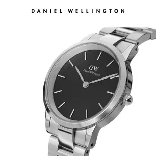 【Daniel Wellington】DW 手錶 Iconic Link 36mm/40mm精鋼錶 耀目亮銀(DW00100204)