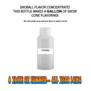 CRY BABY SYRUP MIX SHAVED ICE / SNOW CONE Flavor GALLON CONCENTRATE #1