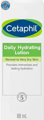 Cetaphil Daily Hydrating Lotion with Hyaluronic Acid 88Ml, Instantly Hydrates Sk