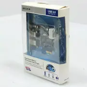 Belkin SuperSpeed USB 3.0 PCI Express Add-In Card New in Box
