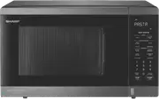 Sharp 1200W Inverter Microwave - Black Stainless Steel