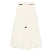 [Zimmermann] Zimmermann Rhiannon Embroidered Skirt IV NUMERIC NEUTRALS