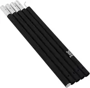 DOD XP5-507K XP5-507R Big Tarp Pole, 98.4 inches (250 cm), Aluminum Storage Bag, Thickness 1.1 inches (28 mm), Black/Red