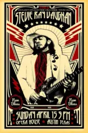 Stevie Ray Vaughan Concert High Quality Metal Magnet 2.7x4 inches 8267