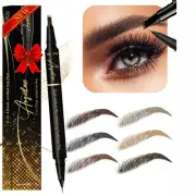 Eyebrow Pencil () Dual-Ended Microblading Eyebrow Pen- Brow Pencil 2-in-1 Taupe