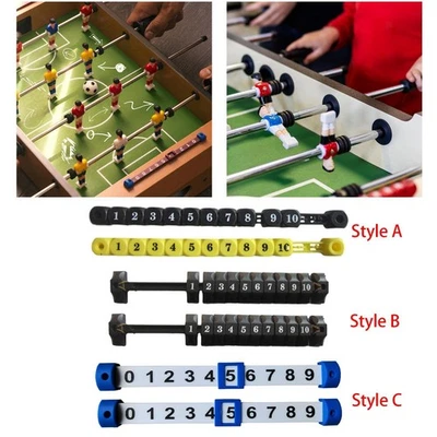 2Pcs Foosball Scoreboard Foosball Score Counter for Standard Foosball Tables