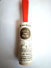 Vintage Collectible Helmac Lint Pic Up Mini Roller 5.5" retro Fast Free Ship