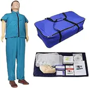 CSTAL Cardiopulmonary Resuscitation Simulator First Aid Training Medical Model, CPR Manikin Adult Training Full Body Kit, 5.4 Ft