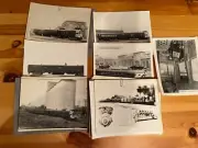 Original ATSF M-190 B&W Photo Lot EMD Electro Motive General Motors Locomotives