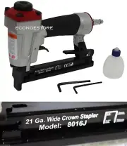 21 Gauge Wide Crown Durable Air Stapler Lightweight Holds Max 100 Staples Guns