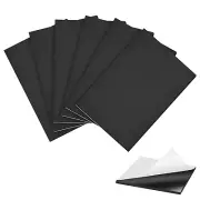 8 Pcs Adhesive Foam Padding Sheets 4” X 4” X 1/8”/3Mm Thick,Black Closed Cell CR