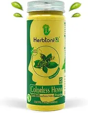 [Herbtoniq] 100% Natural Colorless Henna Powder (Cassia Obovata/Senna Italica) 150g For Hair (150 g)