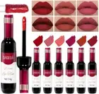 DAGEDA 6Pcs Wine Lip Tint, Matte Lipstick Lip Stain Set Long Lasting Waterproof