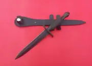 British Army Fairbairn Sykes Commando Dagger Knife Boot Dagger With Scabbard