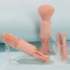 Telescopic Mini Makeup Brushes Set Travel Makeup Brush Kit Cosmetic Tool