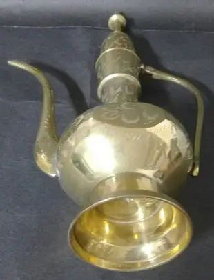 19 高級精緻印度銅壺 Indian Teapot - Brass Kettle