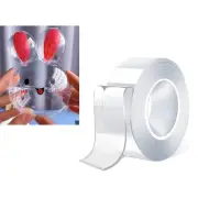 Nano Double Sided Tape,Invisible Gel Anti-Slip Traceless Adhesive,Reusable