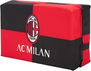AC Milan Unisex Adulto Cuscino A Libro Da Stadio A Scacchi Stadium Cushion, Rosso, Nero, Taglia One Size
