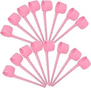 Amosfun Multi-Function Measuring Spoon Set 50pcs Plastic Scoop Spoon for Milk Powder Tea Sugar