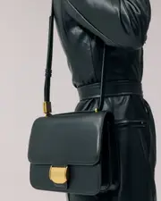 ALTHEA BLACK TOP HANDLE BAG