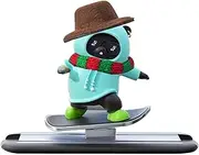 Skateboard Bear Dashboard - Cartoon Bear Skateboard Ornament Fun Ornaments,Cartoon Swing Bear Skateboard Doll, Cute Skateboard Bear for Car Dashboard