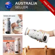 Portable Baby Bottle Warmer USB Fast Heating Milk Warmer for Travel White AU