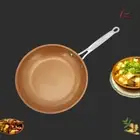Nonstick Copper Frying Pan 8/10/12 Inch Cooking Pan Saucepan Breakfast