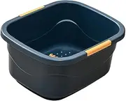 Oshhni Foot Bath Basin for Soaking,Portable,Pedicure Bowl,Foot Bathtub,Foot Bucket Foot Soak Tub for Foot Pedicure, Dark Blue Large